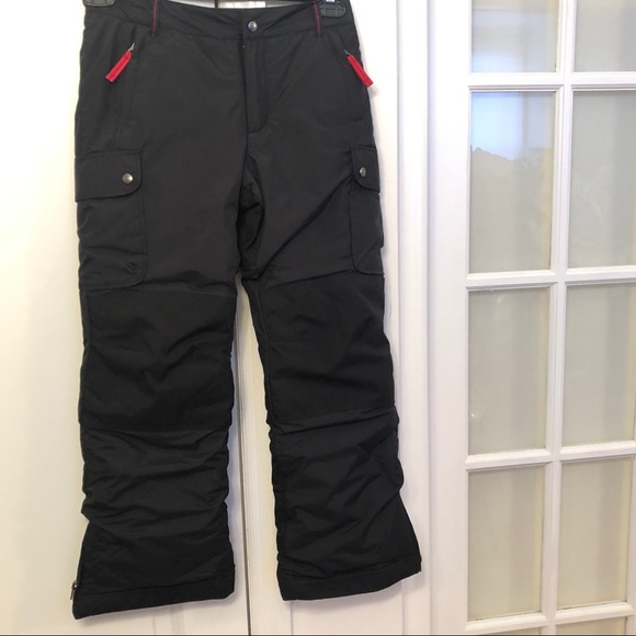 Lands End Kids Black Snowboard/Ski Pants - Picture 8 of 8